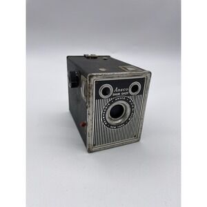 Vintage Ansco Sure Shot Box Camera Binghamton New York 120 Film 1940's Box